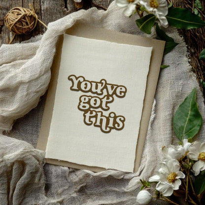 "You've Got This" Phrase Metal Cutting Dies