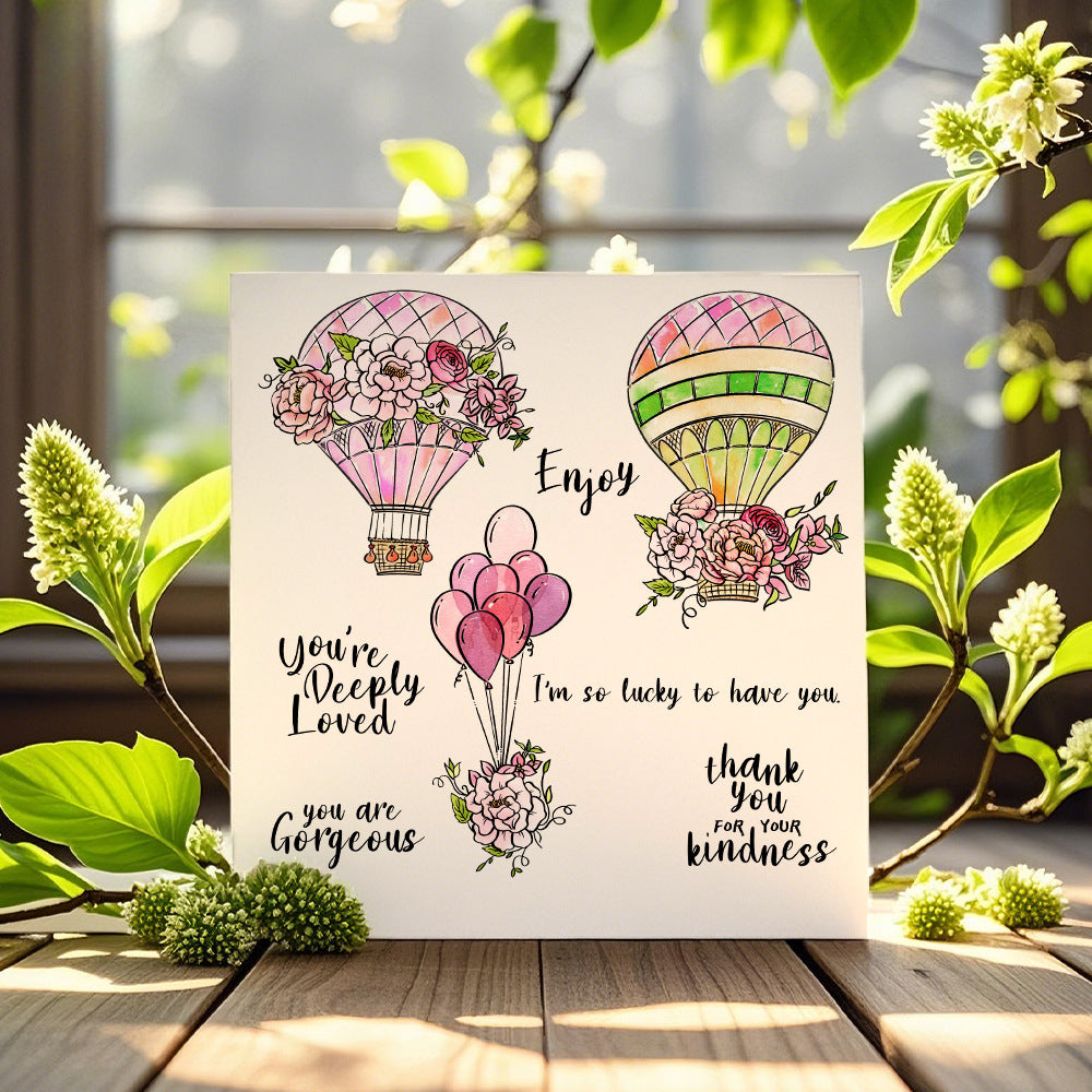 Hot Air Balloon Clear Stamps