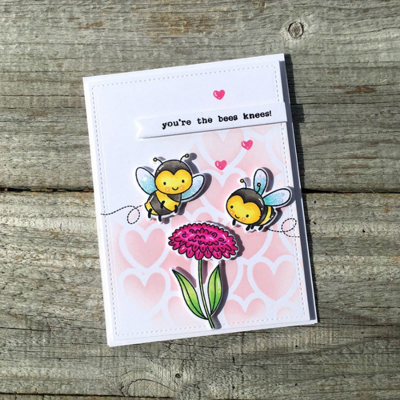 Bee Flower Dies & Stamps Set