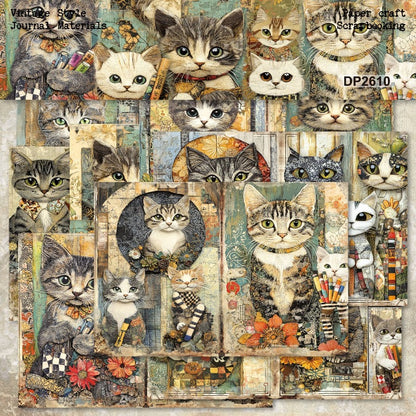 A5 Cute Cats Journal Scrapbook Paper