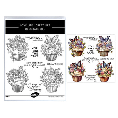 Sweet Cupcakes Clear Stamps