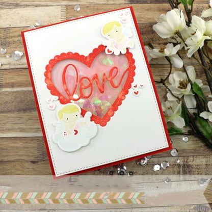 Hollow Lace Heart Metal Cutting Dies