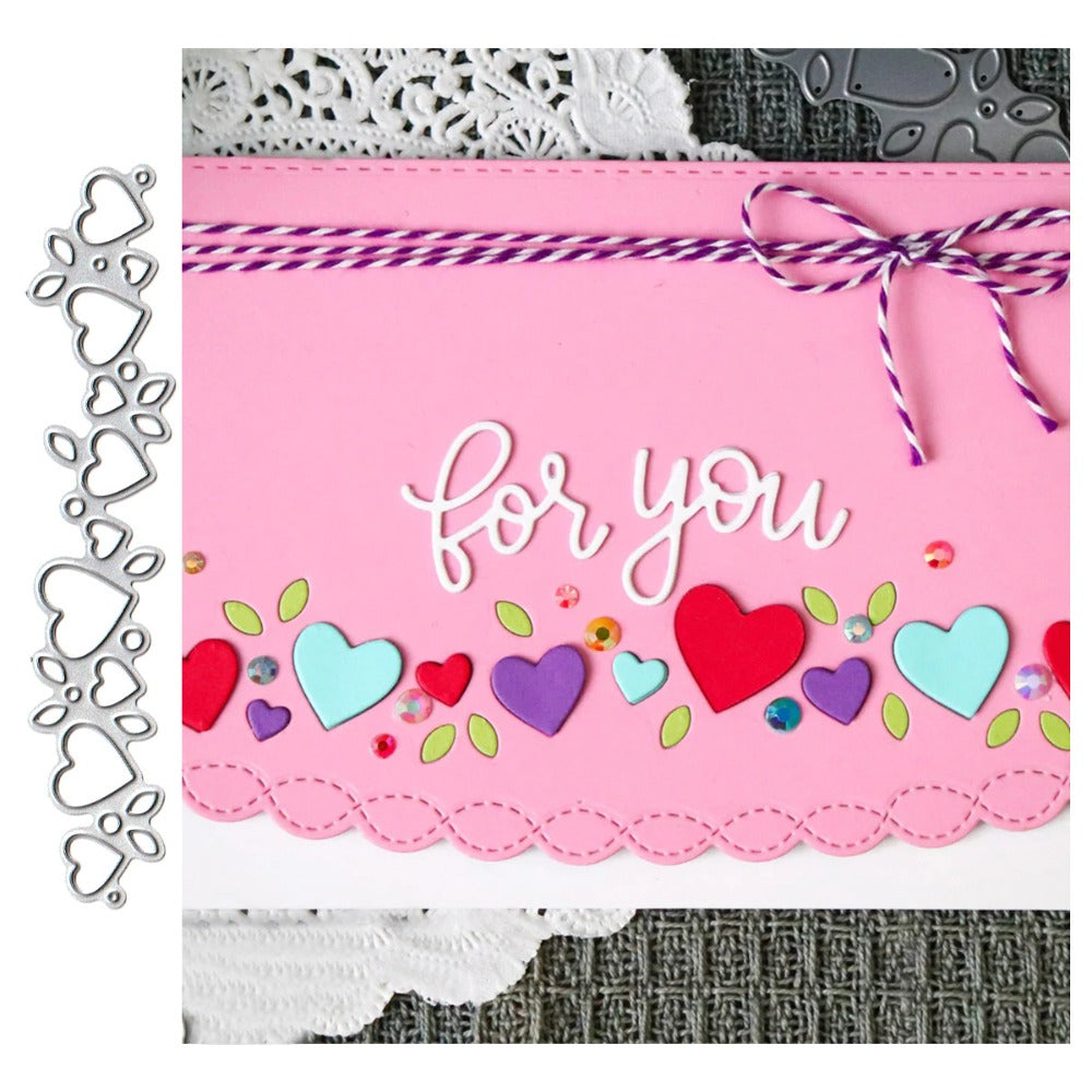 Love and Leaves Lace Border Cutting Dies