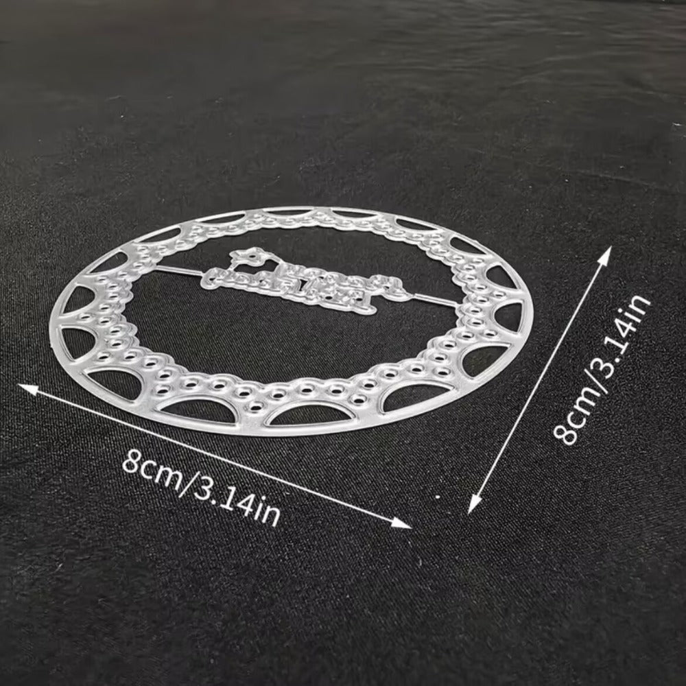 Lace-Trimmed Round Metal Cutting Dies
