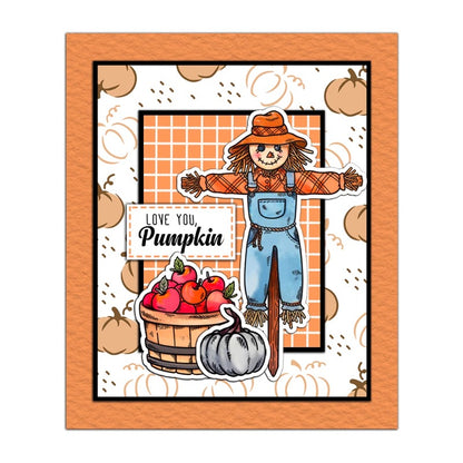 Fall Harvest Pumpkin Scarecrow Dies & Stamps Set