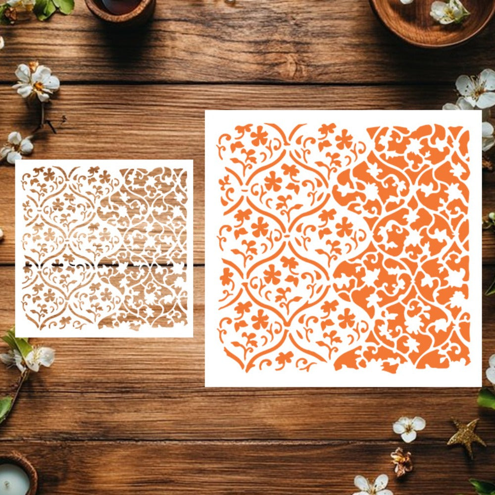 Small Flowers DIY Painting Hollow Stencil