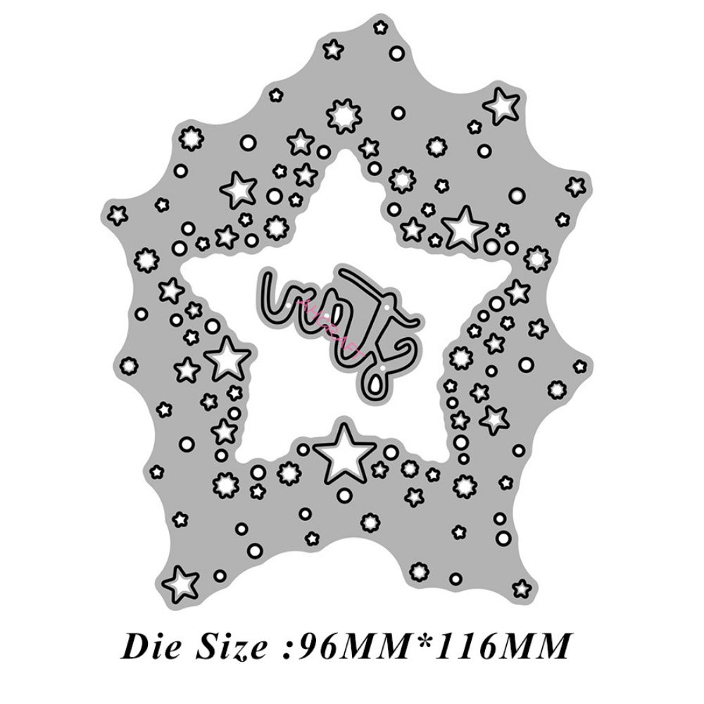 Stars Background Board Cutting Dies