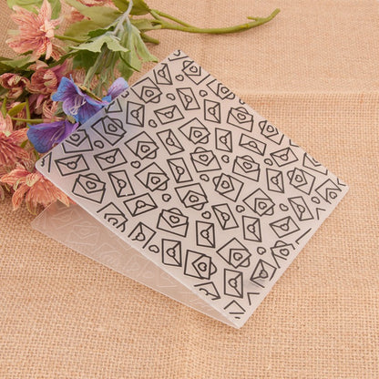 Envelope Pattern Plastic Embossing Folder