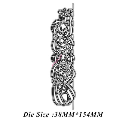 Halloween Pumpkin Lace Frame Cutting Dies