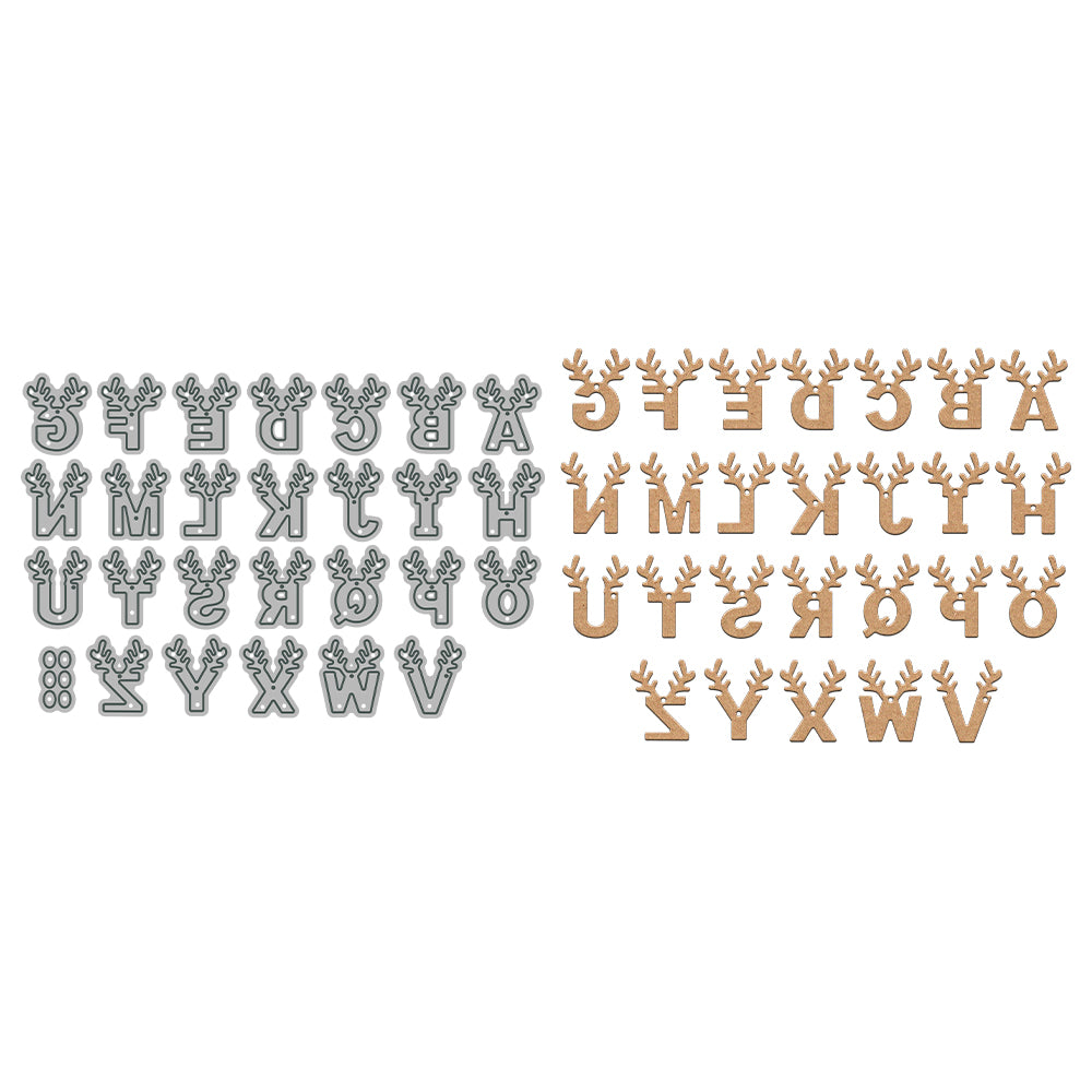 26 English Letters Cutting Dies