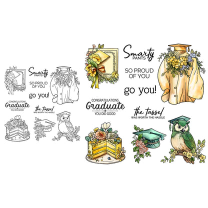 Graduation Season Theme Dies & Stamps Set