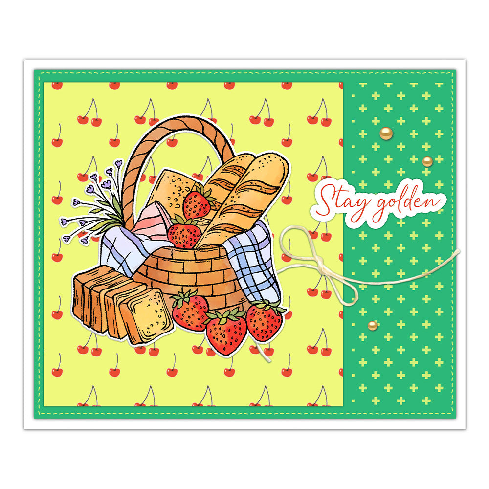 Strawberry Basket Dies & Stamps Set