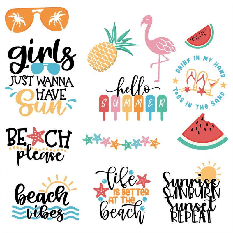 Summer Theme Dies & Stamps Set