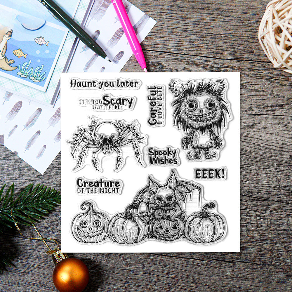 Halloween Animal Pumpkins Dies & Stamps Set