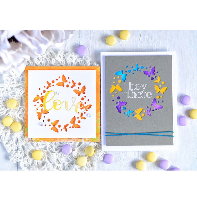 Butterfly Wreath Metal Cutting Dies