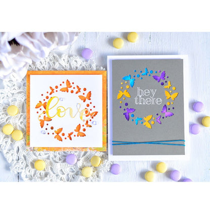 Butterfly Wreath Metal Cutting Dies