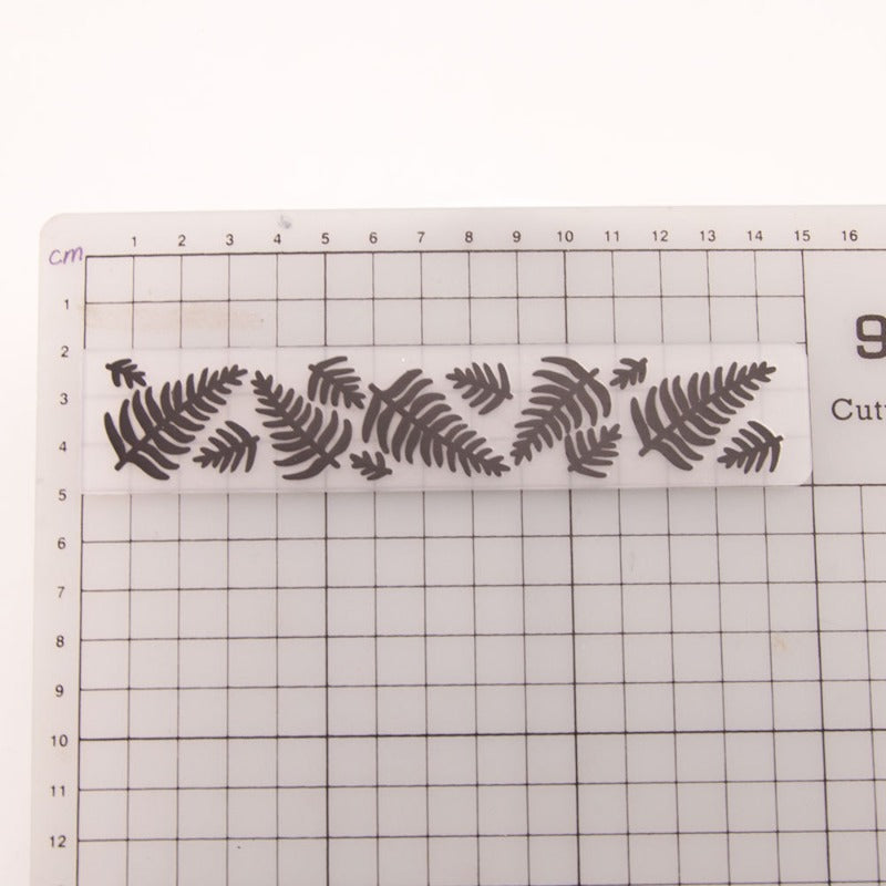 Fern Leaves Plastic Embossing Folder