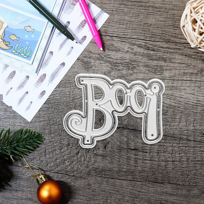 "BOO" Words Metal Cutting Dies