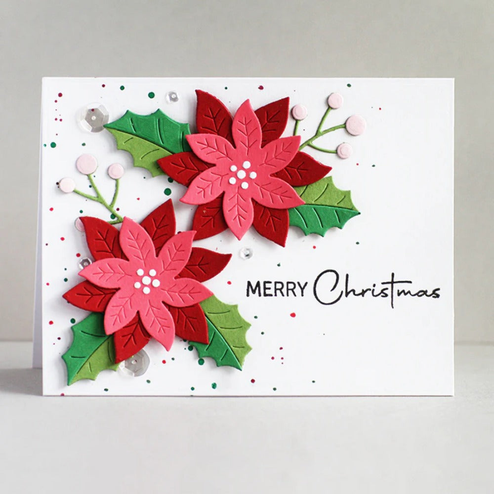 Poinsettia Flowers Metal Cutting Dies