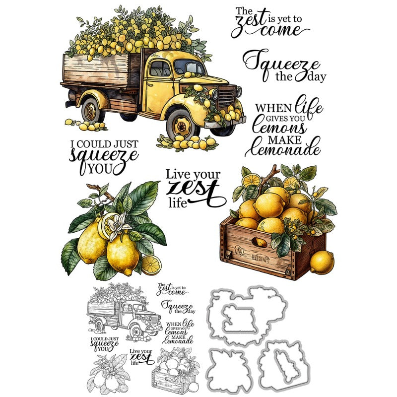 Lemon Harvest Dies & Stamps Set