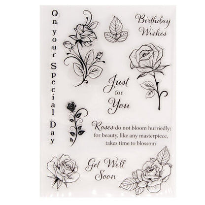 Beautiful Roses Clear Stamps