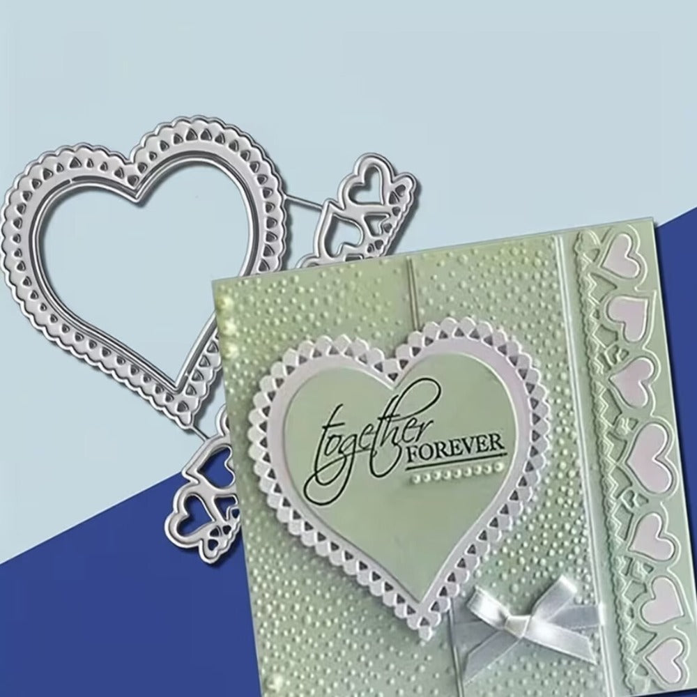 Heart-shaped Lace Metal Cutting Dies