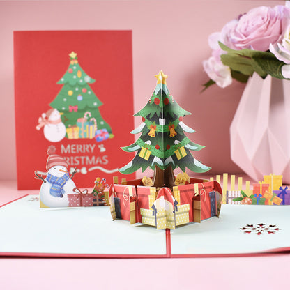 3D Creative Christmas Series Pop-Up Greeting Card