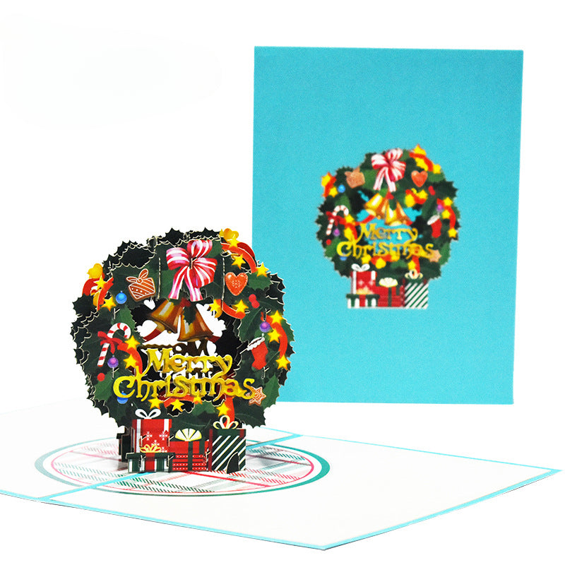 3D Creative Christmas Series Pop-Up Greeting Card