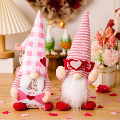 Valentine's Day Gnome Doll Ornaments