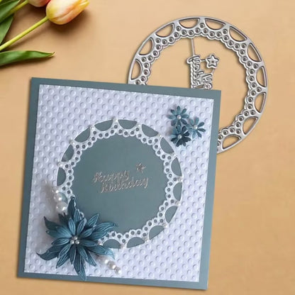 Lace-Trimmed Round Metal Cutting Dies