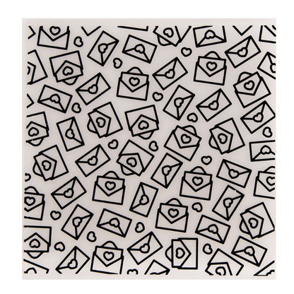 Envelope Pattern Plastic Embossing Folder