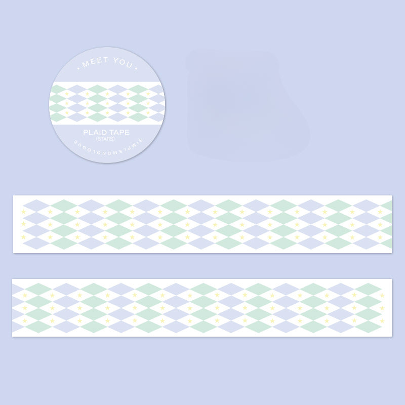 Basic Plaid Decorative Washi Tape