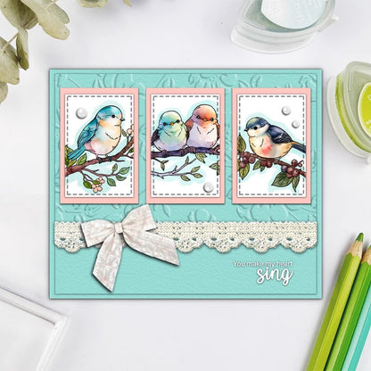 Cute Birds Dies & Stamps Set