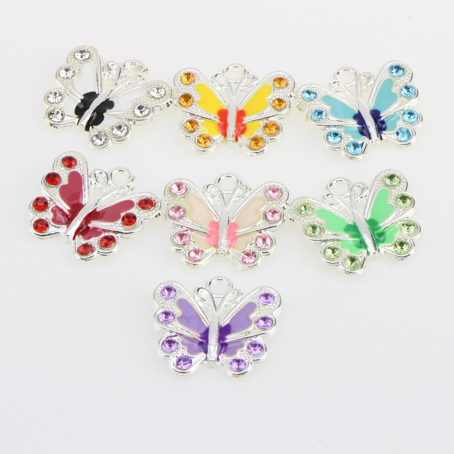 1 Pc Diamond Butterfly Necklace Bracelet Pendant