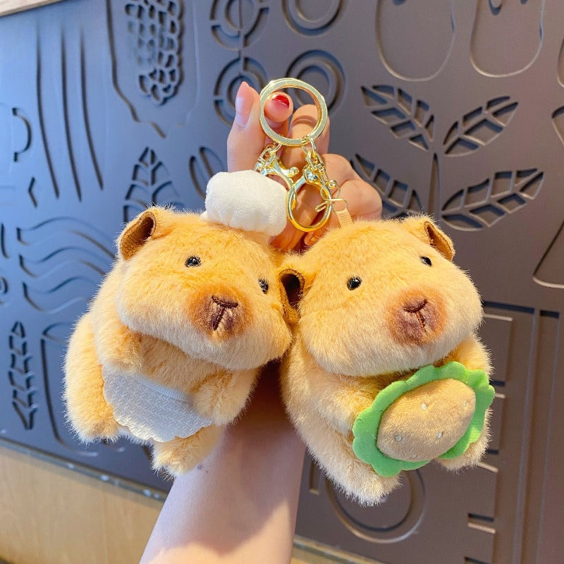 Cute Pig Plush Toy Keychain