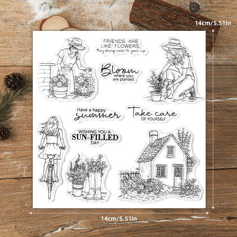 Women Who Love Life Clear Stamps