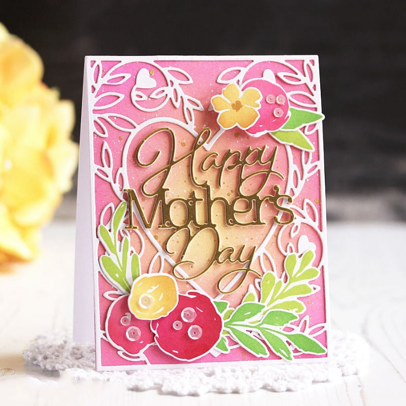 Happy Mother's Day Metal Cutting Dies