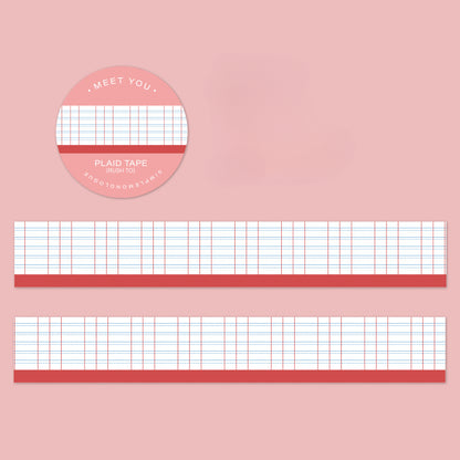 Basic Plaid Decorative Washi Tape