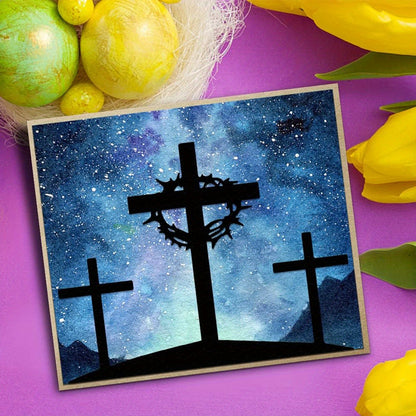 Halloween Cross Grave Metal Cutting Dies