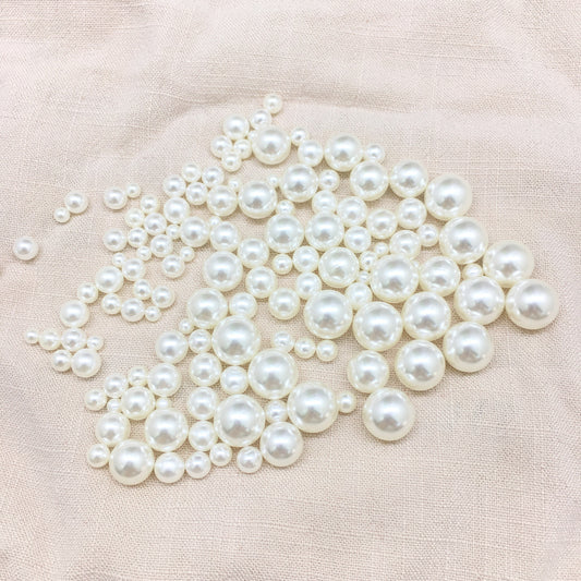 30Pcs Perforated Pearl DIY Jewelry Accessories