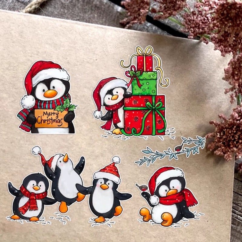 Cute Christmas Penguins Dies & Stamps Set