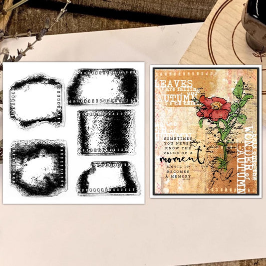 Retro Movie Cube Clear Stamps