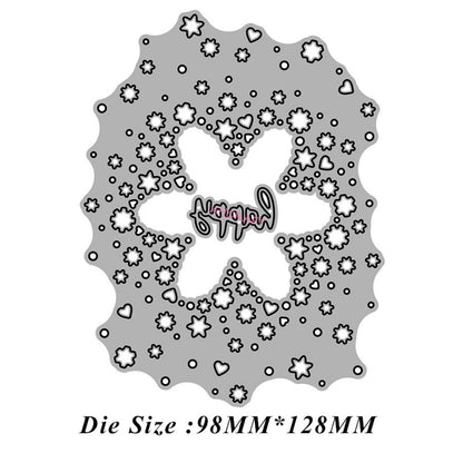 Flowers Background Board Cutting Dies