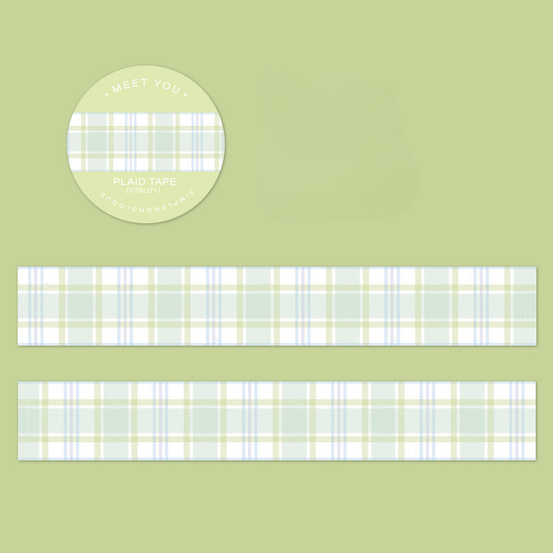 Basic Plaid Decorative Washi Tape