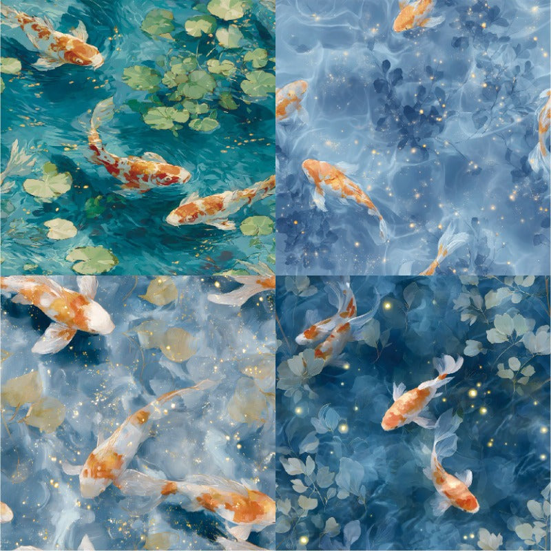 24PCS 6" Undine Scrapbook Paper & Cardstock