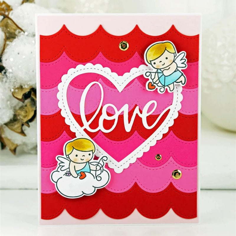 Hollow Lace Heart Metal Cutting Dies