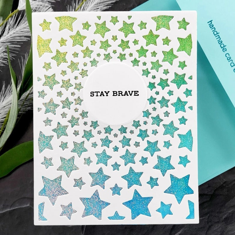 Irregular Star Hollow Background Board Cutting Dies