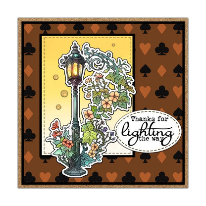 Retro Street Lamp Dies & Stamps Set