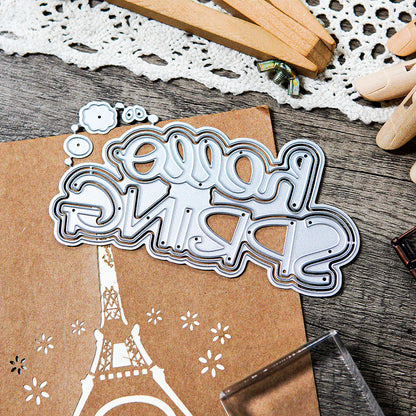 Hello Spring Words Metal Cutting Dies