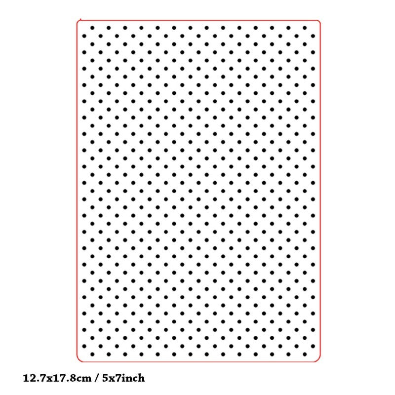 Dots Plastic Embossing Folder